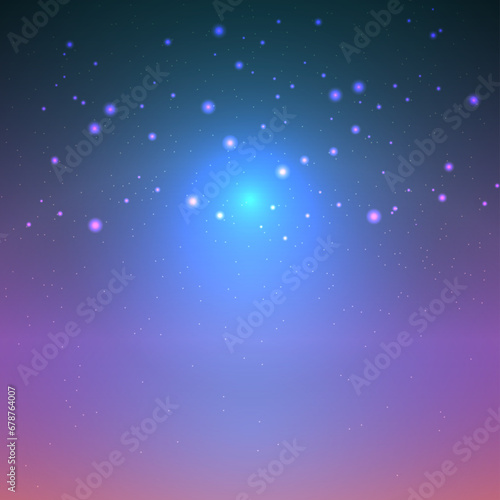 Blurred universe background with Light effect colorful space background © Amir Digital Store