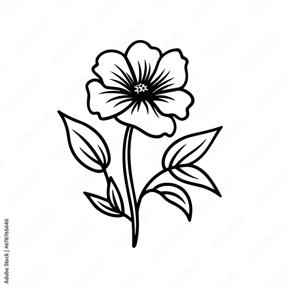 line drawing, line art png, line art prints, spring clipart, line art rose, rose clipart, floral svg, flower png, wildflower svg, flower clipart, bouquet svg, tattoo svg, line art, svg files, svg file