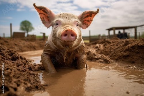 Mammal pork farming cute pig snout nature animal domestic swine hog