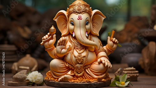 The exquisite and flawless Lord Ganesha. photo