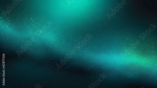 Abstract dark blue and green background. Teal background