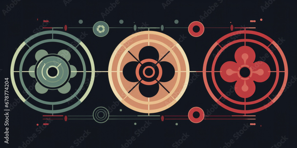 Obraz premium Radioactive production danger - Generative AI