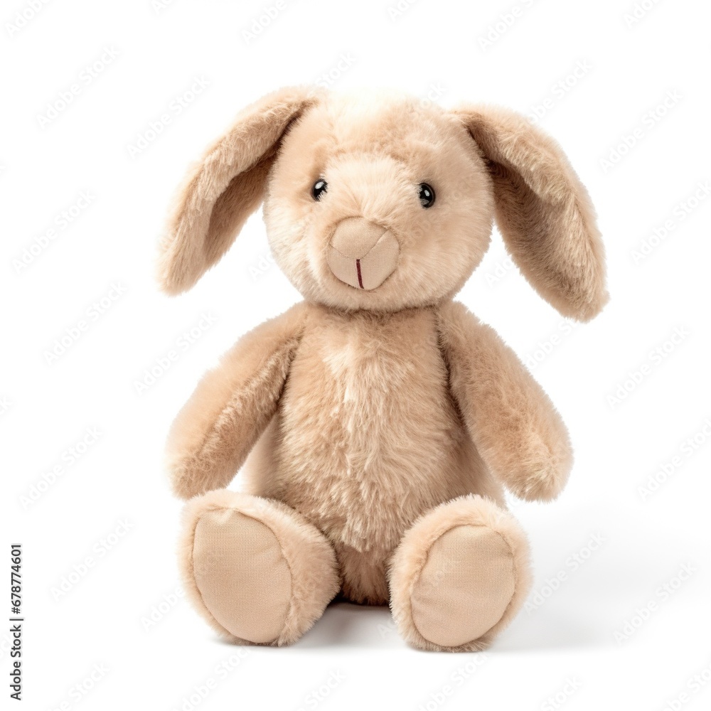 A plush rabbit brings Easter joy A plush rabbit brings Easter joy