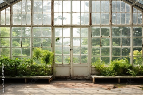 Greenhouse Haven  Botanical Elegance Captured