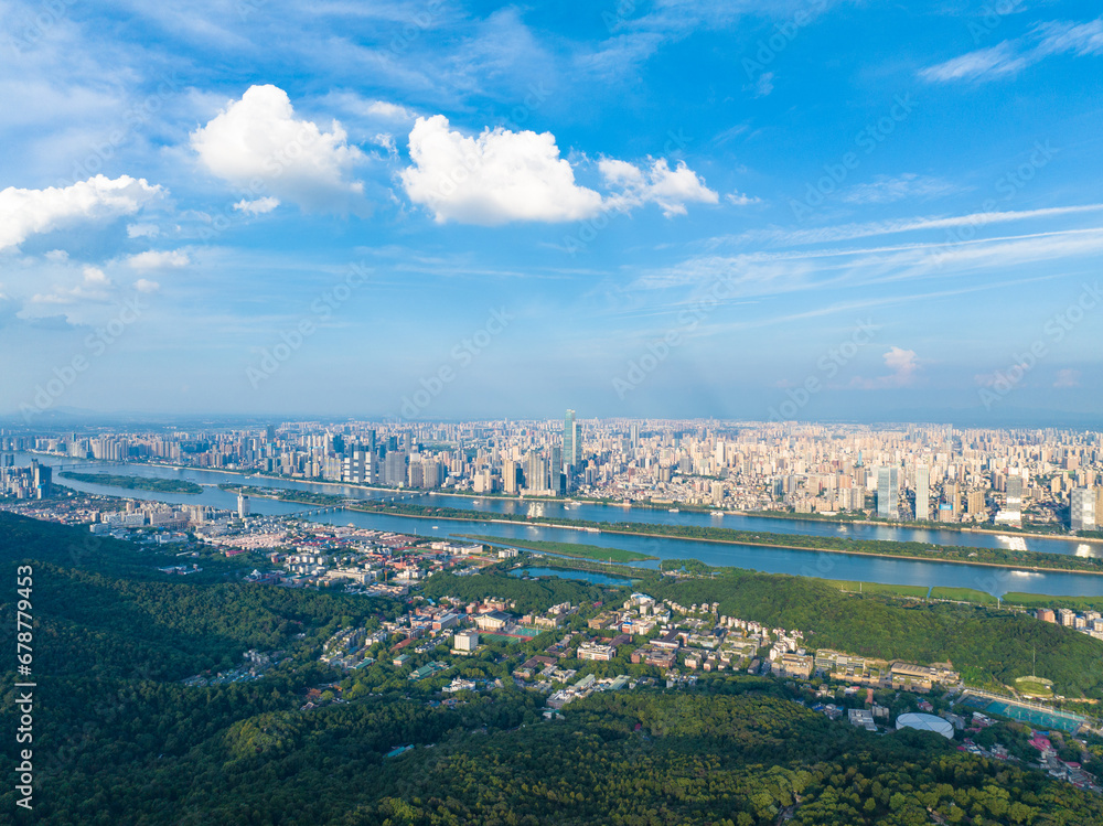 Urban Scenery Aerial Photography of Changsha City, Hunan Province, China