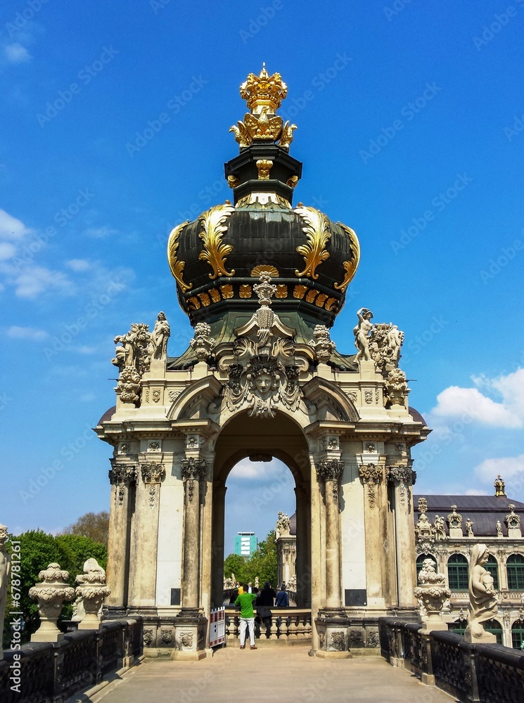 Crown Gate at the Zwinger palace, Dresden, Germany