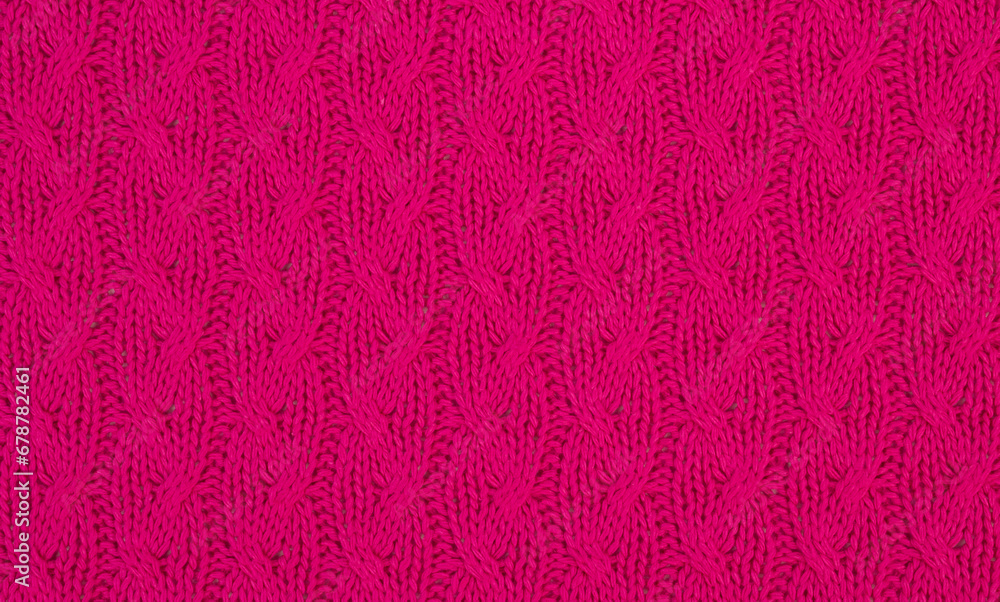 Background of pink knitted fabric Background of pink knitted fabric