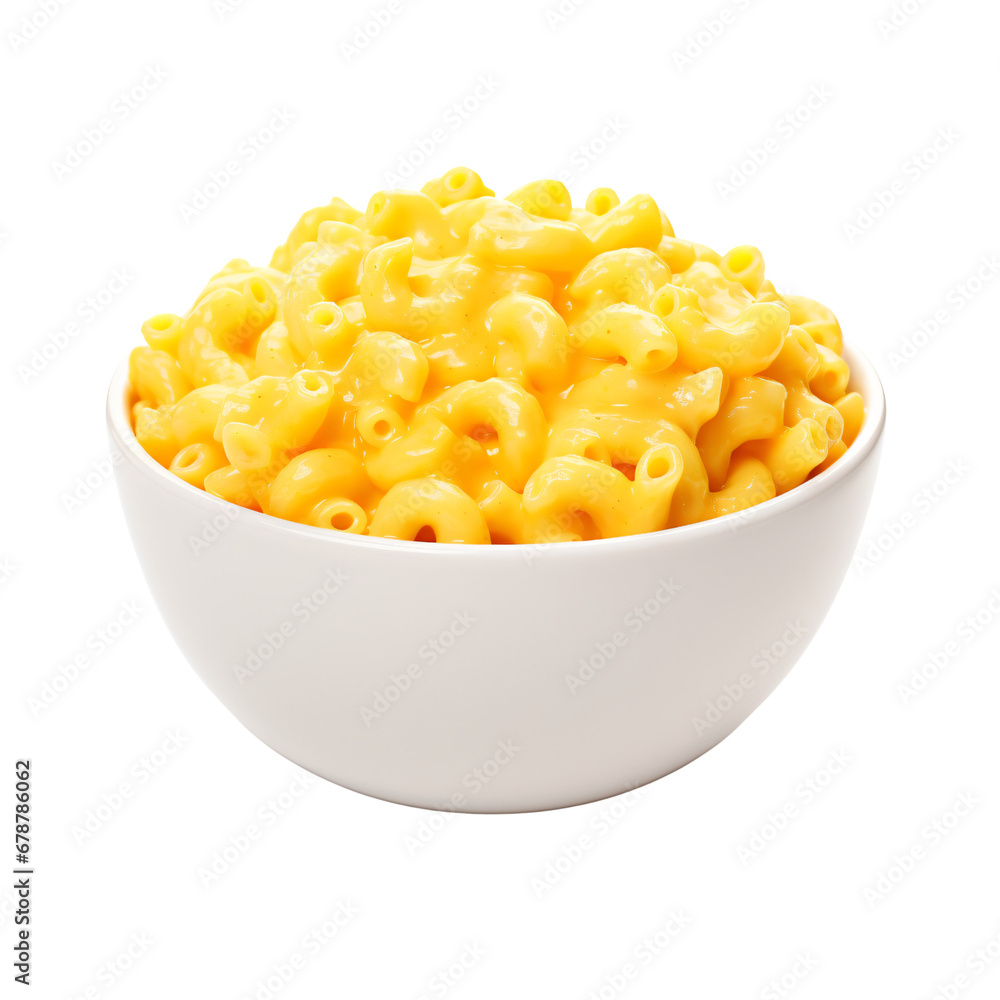 Macaroni and Cheese,isolated on white and transparent background Macaroni and Cheese,isolated on white and transparent background