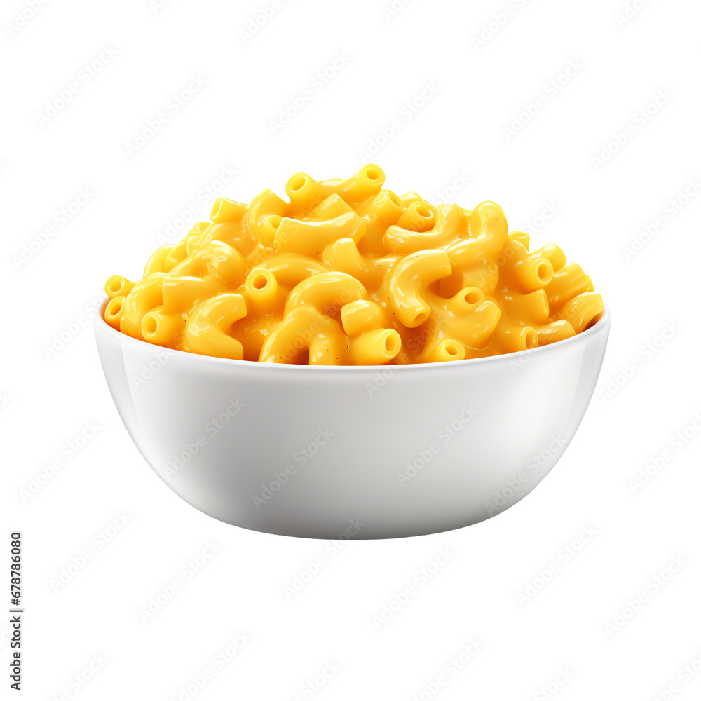 Macaroni and Cheese,isolated on white and transparent background Macaroni and Cheese,isolated on white and transparent background