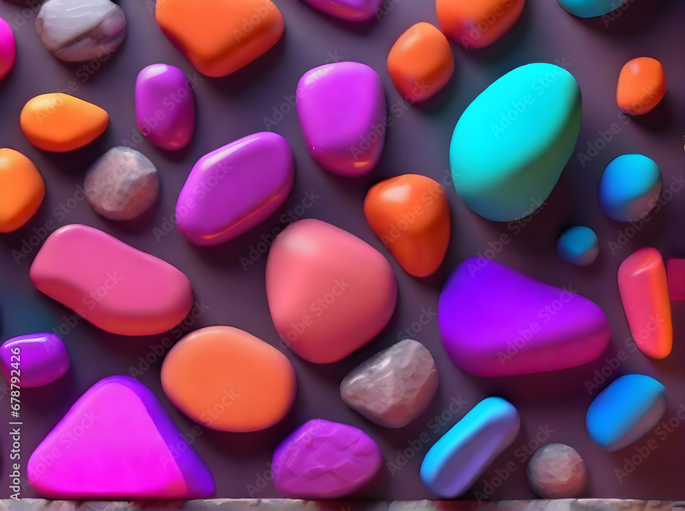 Stone 3D shadowed neon detailed highquality K. Stone 3D shadowed neon detailed highquality K.