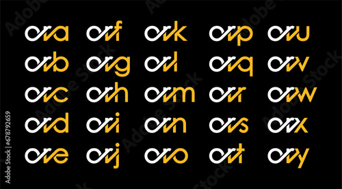 ORA, ORB, ORC, ORD, ORE, ORF, ORG, ORH, ORI, ORJ, ORK, ORL, ORM, ORN, ORO, ORP, ORQ, ORR, ORS, ORT, ORU, ORV, ORW, ORX, ORY Letter Initial Logo Design Template Vector Illustration	
 photo