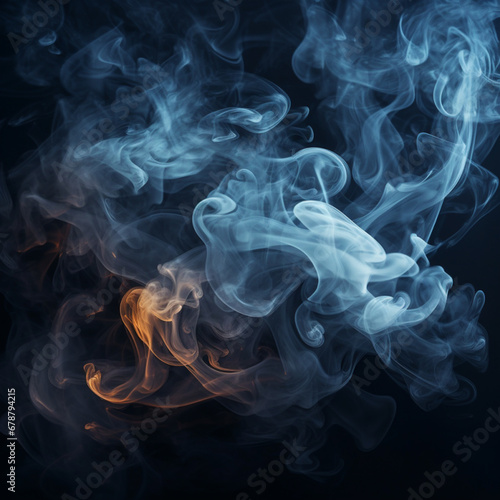 smoke as a manifestation. AI generative