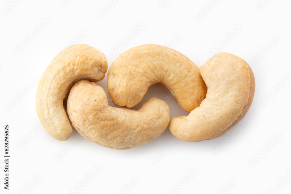 Dried cashew nuts. Macro shot. Raw snack. Pile cashew nuts without shell. Whole nut kernels
Dried cashew nuts. Macro shot. Raw snack. Pile cashew nuts without shell. Whole nut kernels