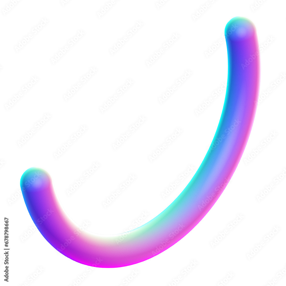 Holographic 3D shape isolated on a transparent background. Trendy abstract geometric design element in blue, purple, and pink colors. Holographic 3D shape isolated on a transparent background. Trendy abstract geometric design element in blue, purple, and pink colors.