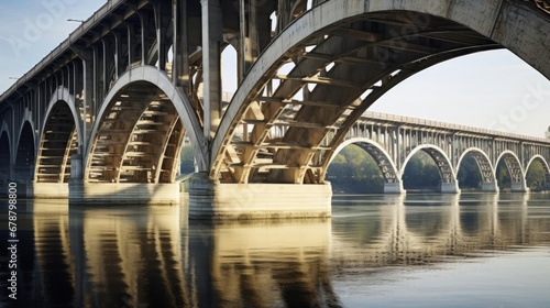 Large bridge over the river