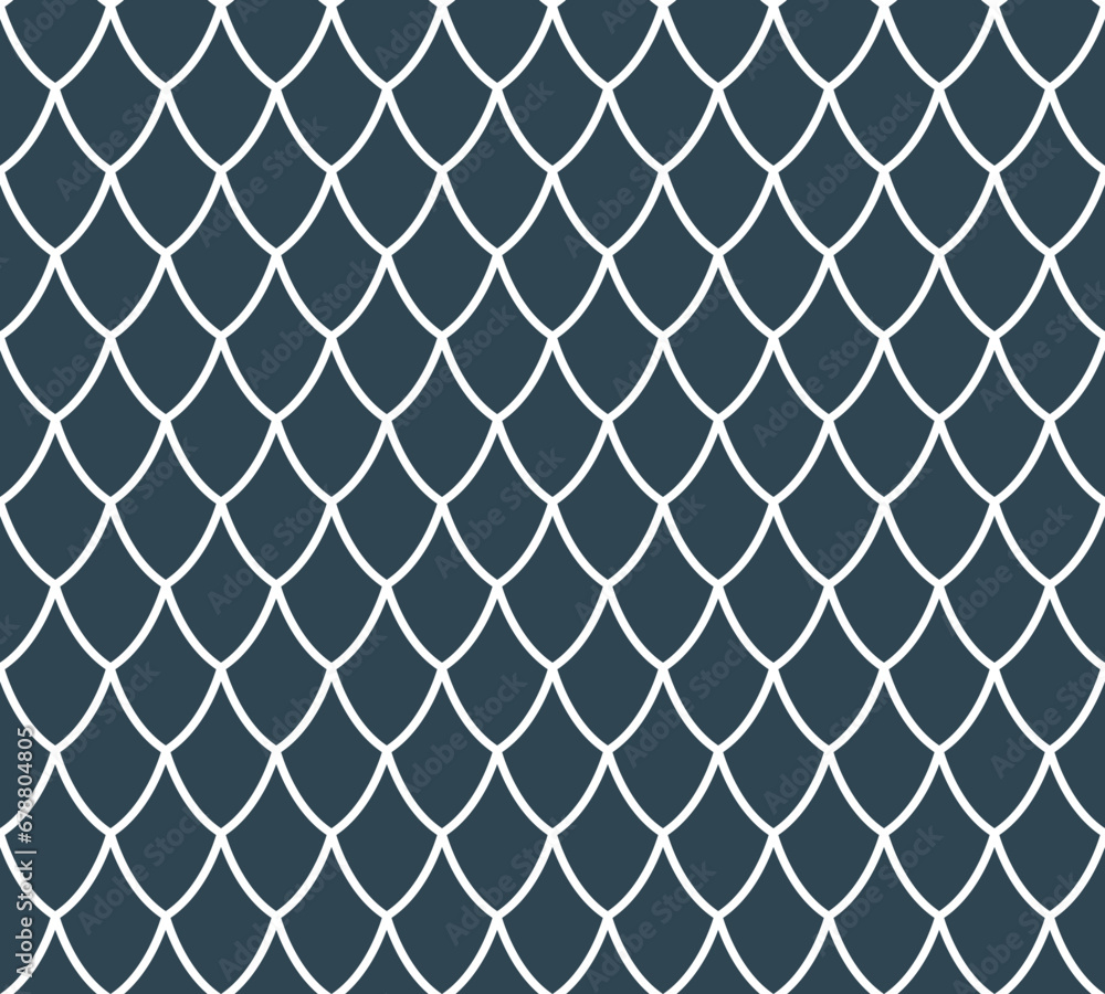 Fototapeta premium Dragon Scale Pattern Seamless Reptile Skin Print Snake Texture Background