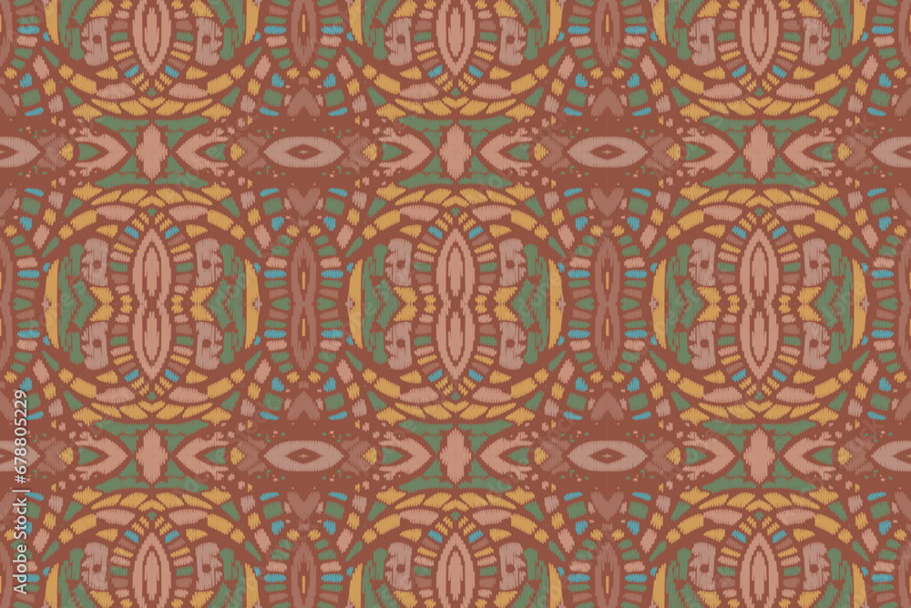 Ethnic abstract Pattern Seamless ikat pattern in tribal, folk embroidery, and Asia style. Aztec geometric art ornament print. Design for carpet, wallpaper, clothing, wrapping, fabric, cover. Ethnic abstract Pattern Seamless ikat pattern in tribal, folk embroidery, and Asia style. Aztec geometric art ornament print. Design for carpet, wallpaper, clothing, wrapping, fabric, cover.