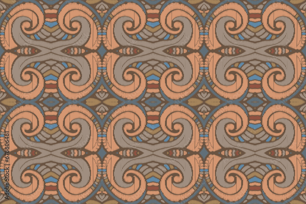 American ethnic native pattern.Traditional Navajo,Aztec,Apache,Southwest and Mexican style fabric pattern.Abstract vector motifs pattern.Design for fabric,clothing,blanket,carpet,woven,wrap,decoration