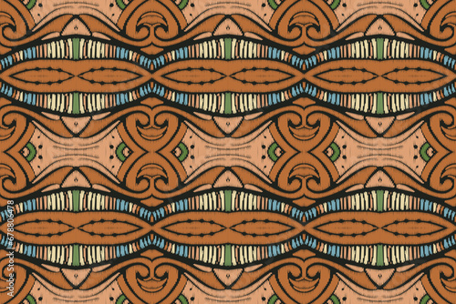American ethnic native pattern.Traditional Navajo,Aztec,Apache,Southwest and Mexican style fabric pattern.Abstract vector motifs pattern.Design for fabric,clothing,blanket,carpet,woven,wrap,decoration
