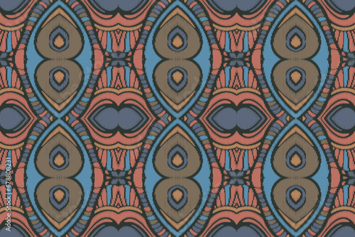 American ethnic native pattern.Traditional Navajo,Aztec,Apache,Southwest and Mexican style fabric pattern.Abstract vector motifs pattern.Design for fabric,clothing,blanket,carpet,woven,wrap,decoration