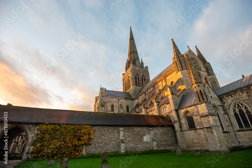 Chichester Cathedral in West Sussex, UK photo