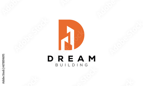 Dream Building, House logo design vector