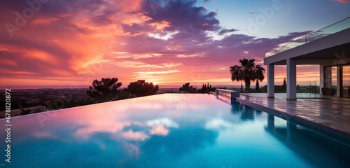 sunrise over the river