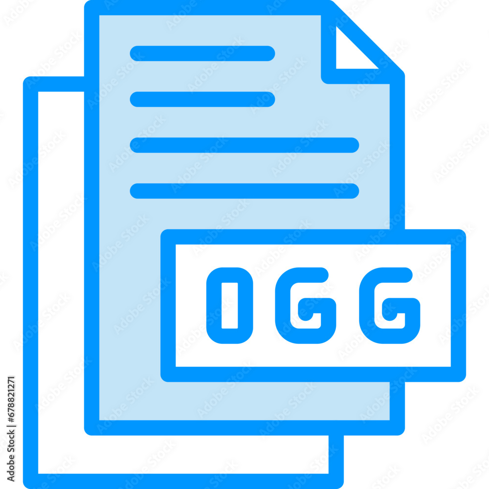 Ogg vector line icon .svg Ogg vector line icon .svg