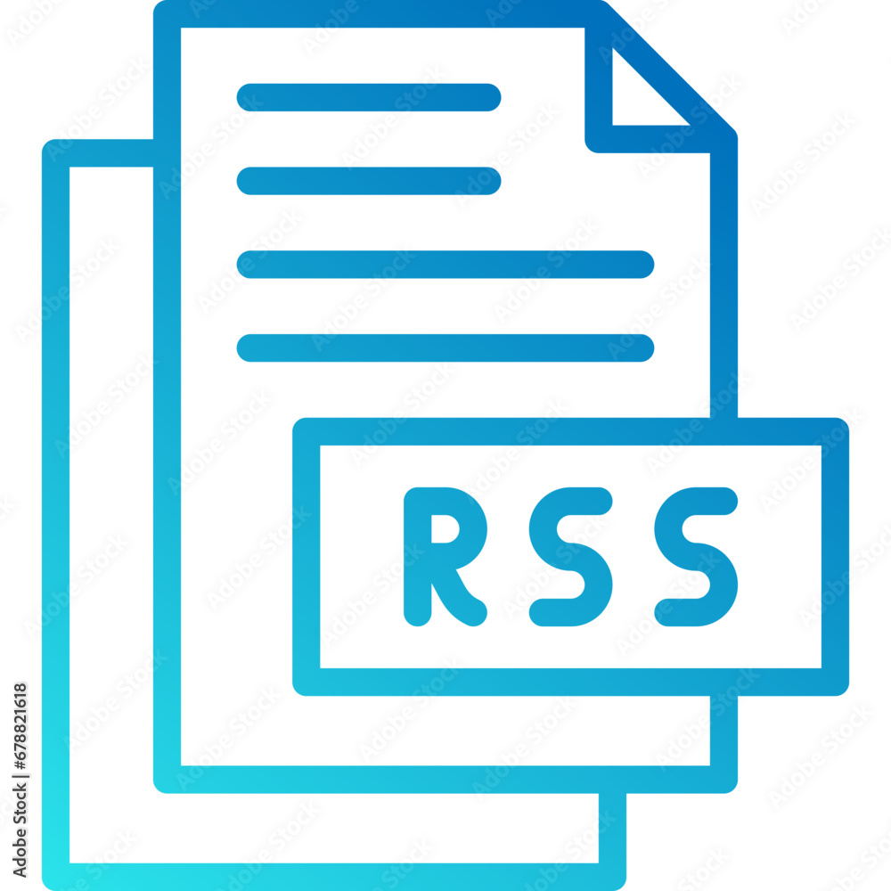 Rss vector line icon .svg Rss vector line icon .svg