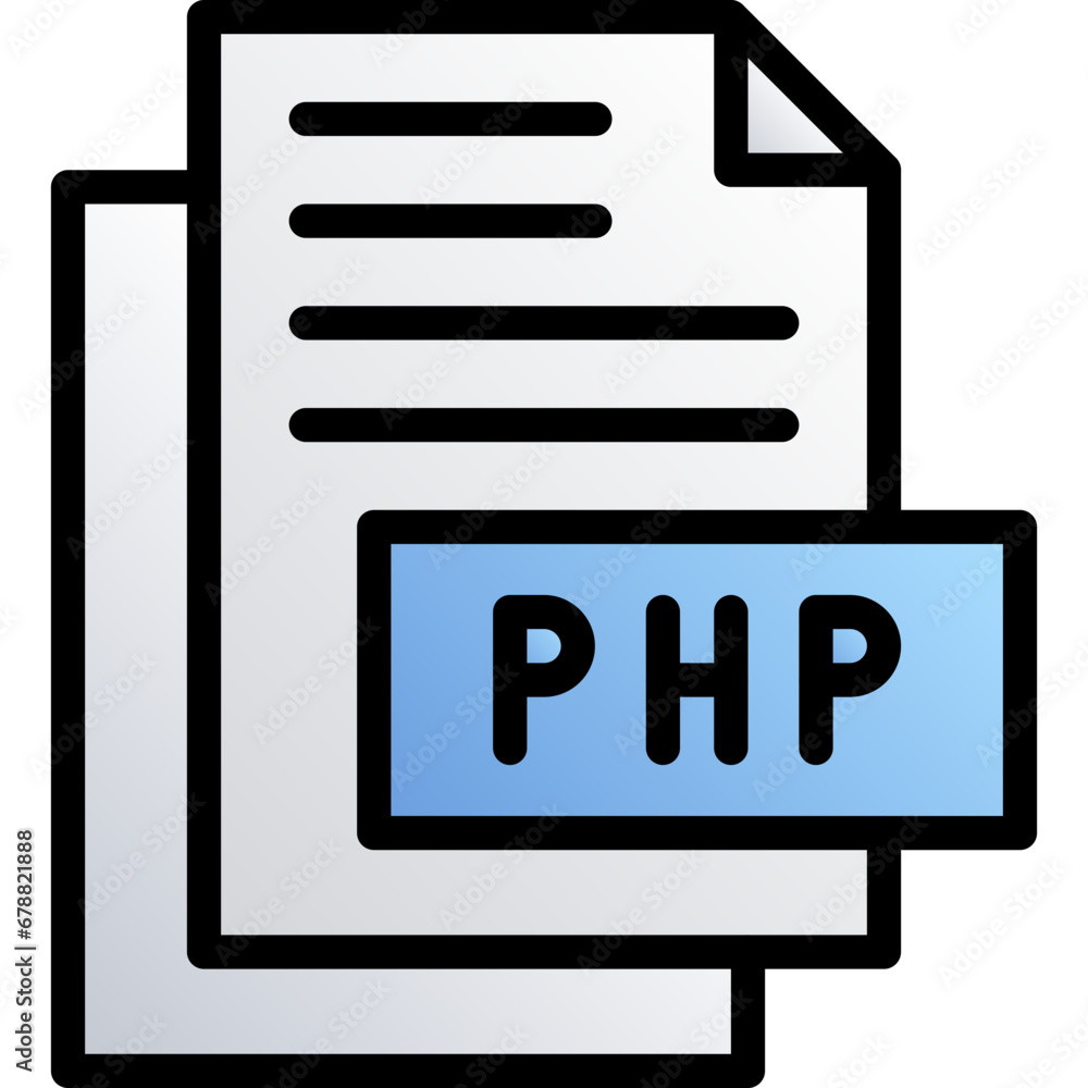 Php vector line icon .svg Php vector line icon .svg