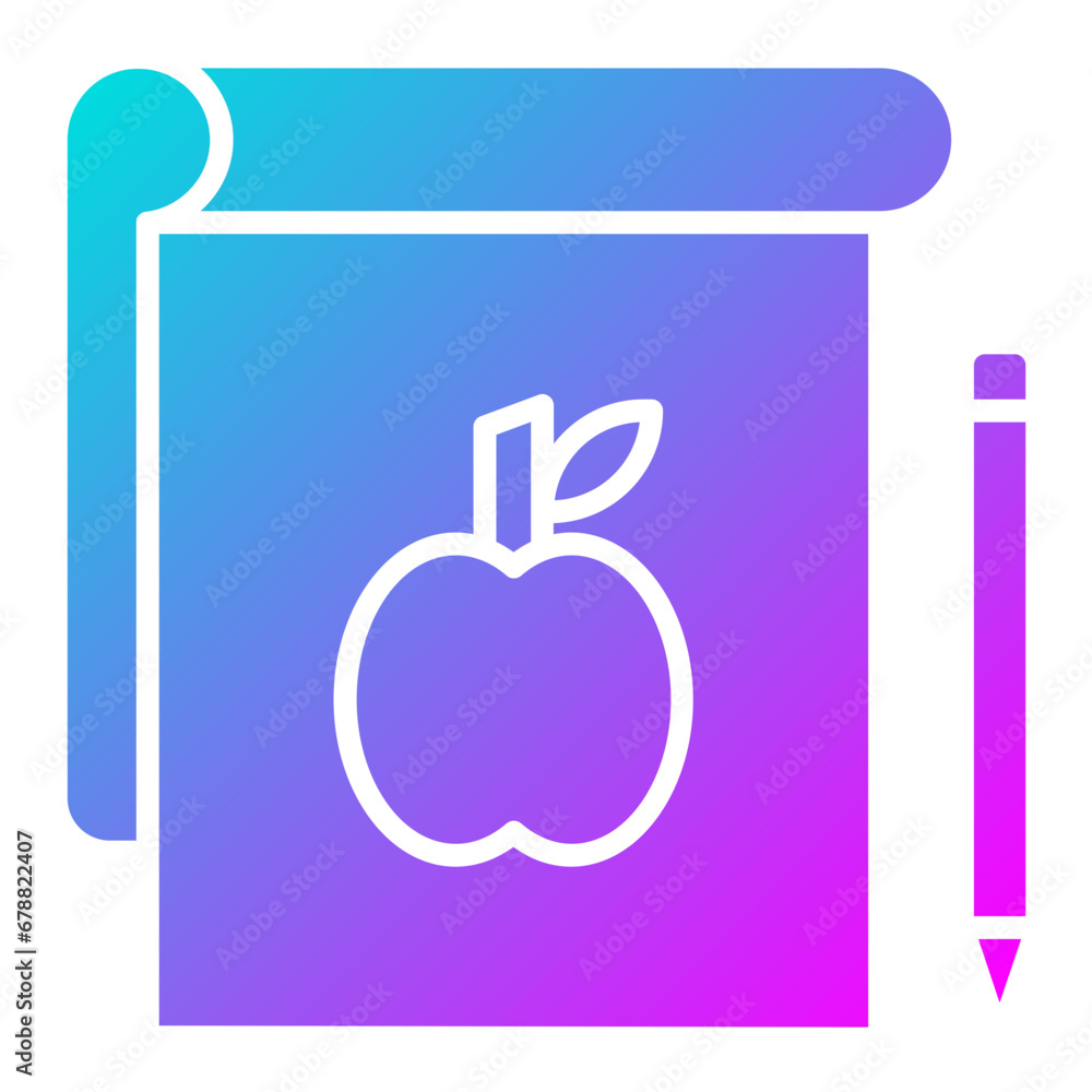 Obraz premium Sketch Book Icon