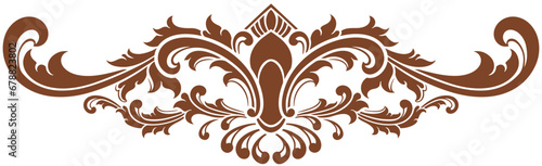 Luxury Frame Ornament Wedding Decoration. Vector illustration