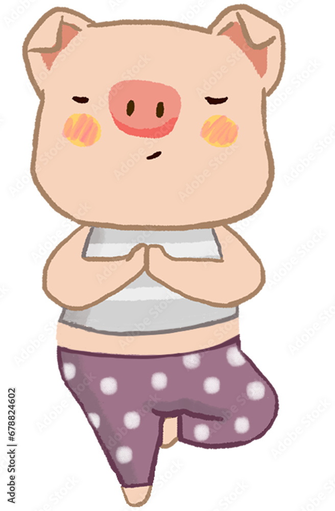 Piglet ,Warm Up with me , cute illustration cartoon . PNG. file for create your product. Piglet ,Warm Up with me , cute illustration cartoon . PNG. file for create your product.