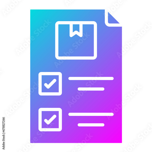 Delivery Note Icon