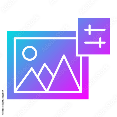 Photo Editing Icon