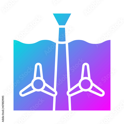 Tidal Power Icon