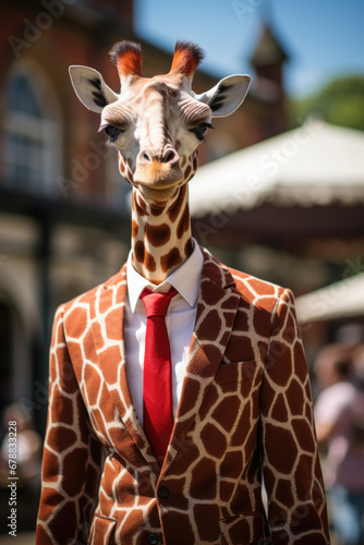 Giraffen Mensch © Fatih