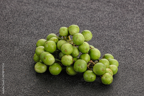 Raw ripe wild pea eggplant