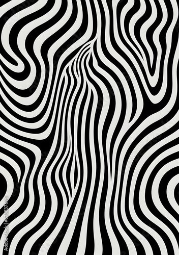 Black and white Spiral hypnotic whirlpool shape  Hypnotize background  Psychedelic hypnosis swirl