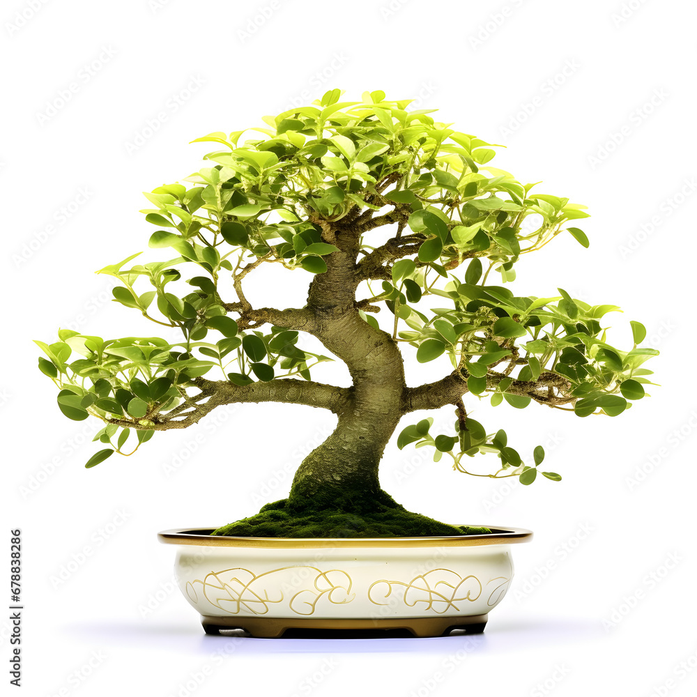 Bonsai tree isolated on white background Bonsai tree isolated on white background