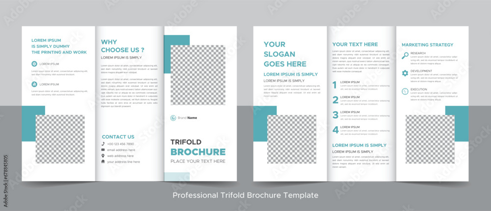 Creative corporate modern business trifold brochure template, trifold layout, letter, a4 size brochure. Fully editable. Creative corporate modern business trifold brochure template, trifold layout, letter, a4 size brochure. Fully editable.