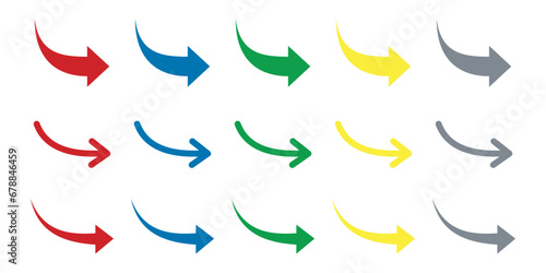 Simple arrow icon Directional symbols