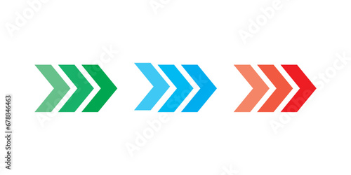 Simple arrow icon Directional symbols
