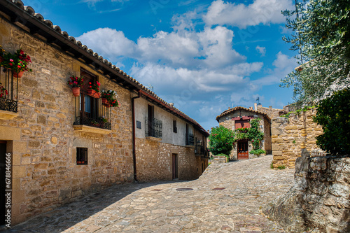 Fototapeta Naklejka Na Ścianę i Meble -  Sos del Rey Católico is a Spanish municipality in the Cinco Villas region, northwest of the province of Zaragoza, Aragon, Spain