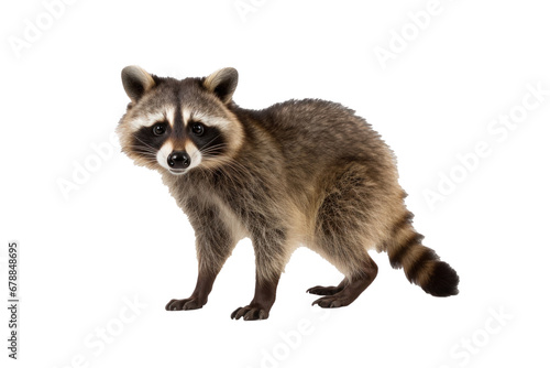A Racoon isolated on a transparent background.