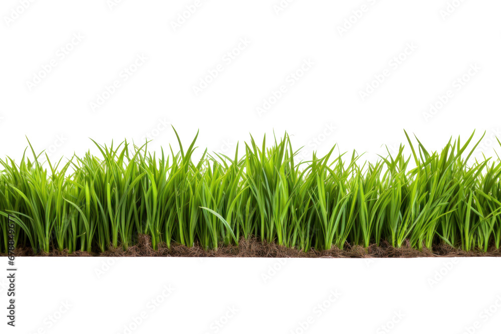 Grass field isolated on a transparent background. Grass field isolated on a transparent background.