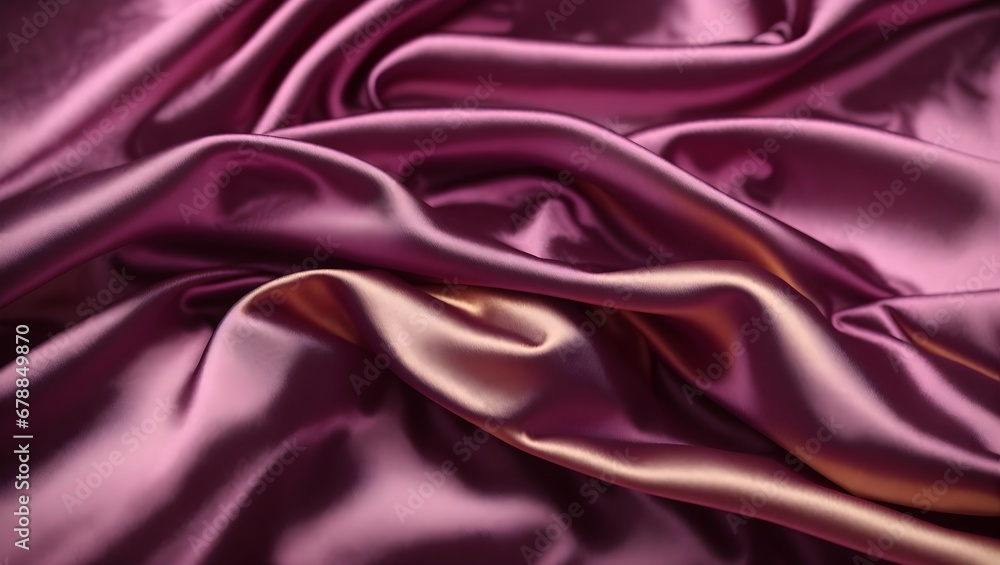 Fototapeta premium Abstract background of light purple silk satin, with a subtle sheen. Background, texture. 