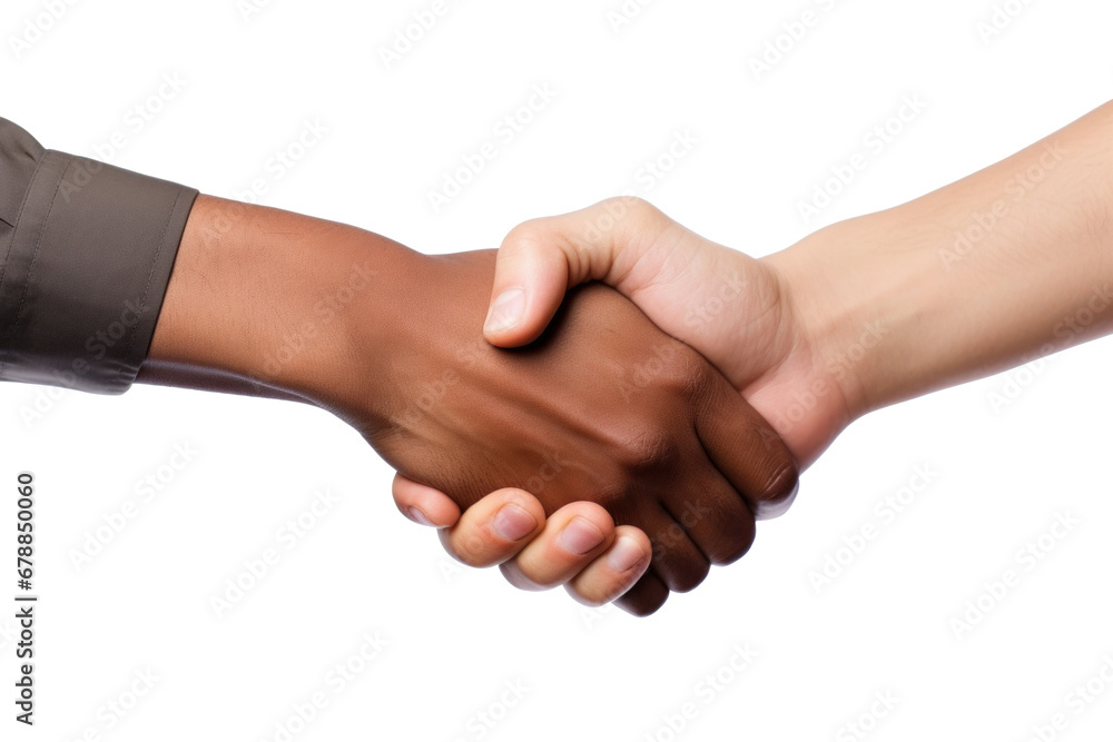 Handshake gesture isolated on a transparent background. Handshake gesture isolated on a transparent background.