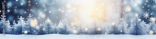 Winter Christmas Nature Background © JuJamal