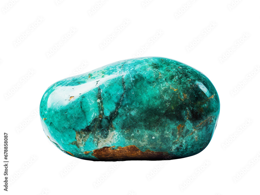 Turquoise Gemstone isolated in white background Turquoise Gemstone isolated in white background